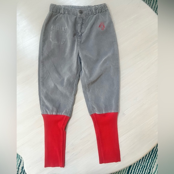 Bobo Choses Choo Choo Corduroy Pants Red